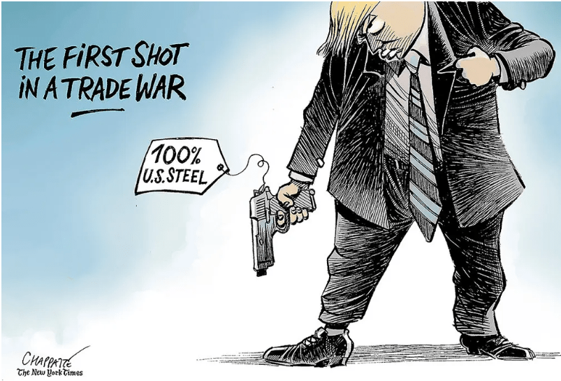trade war cartoon