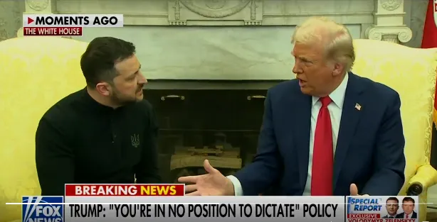 Zelensky Trump dictate
