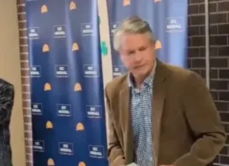 “We’re Gonna Vote You Out” Roger Marshall Flees Townhall, This Is Getting To Be A Pattern