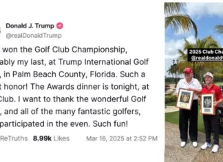 Watch Hilarious Montage Of *Champion* Trump’s Golf Game