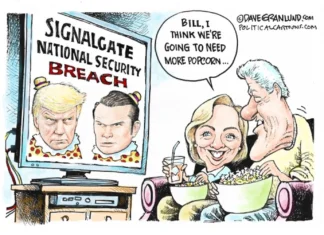 The President Is AWOL While SignalGate Is Happening, And They Went Ahead Without Him.