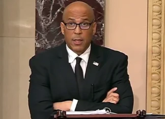 Senator Booker Brings West Wing To Life: A Man With No Legs Stood, and With No Voice Shouted