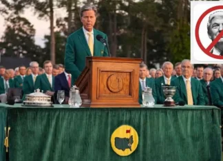 Masters Sunday. And Again Venerable Augusta National Shuns Trump!