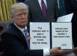 Cadet Bone Spurs (akaTrump) Parade Screws Over Annual Vietnam Veteran’s Event