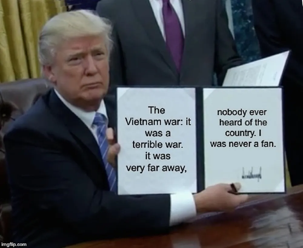 Trump Vietnam was bad