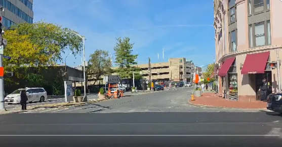 empty street MAGA propaganda