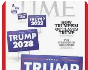 Trump Posts Trump 4Eva Meme, Even RWNJs Say He’s “Not Right In the Head”