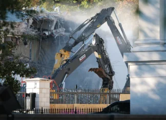 Is the Sudden Complete East Wing Destruction Trump’s Reaction To No Kings?