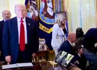 RFK Jr. Runs, Trump Freezes When Man Next To Them Collapses