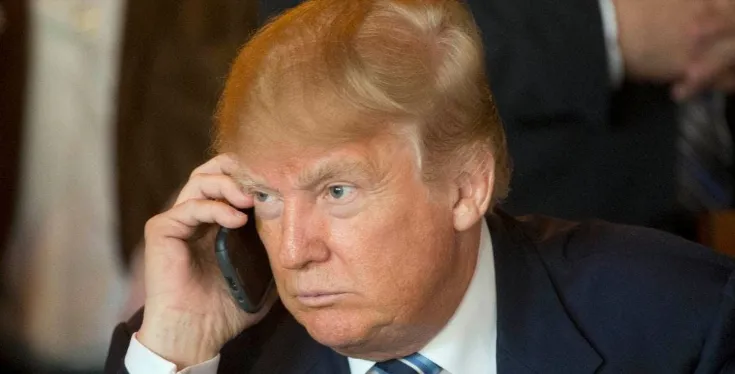 Trump stupid looking