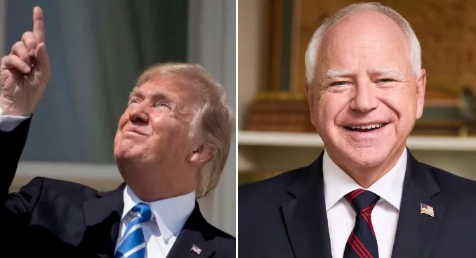 Tim Walz Trump