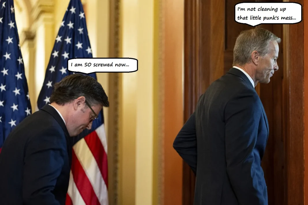 johnson follows thune