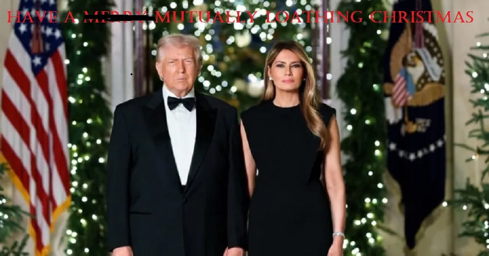 donald melania christmas2