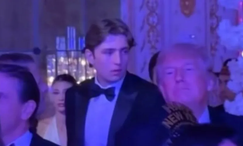 Barron Trump New Year's Eve