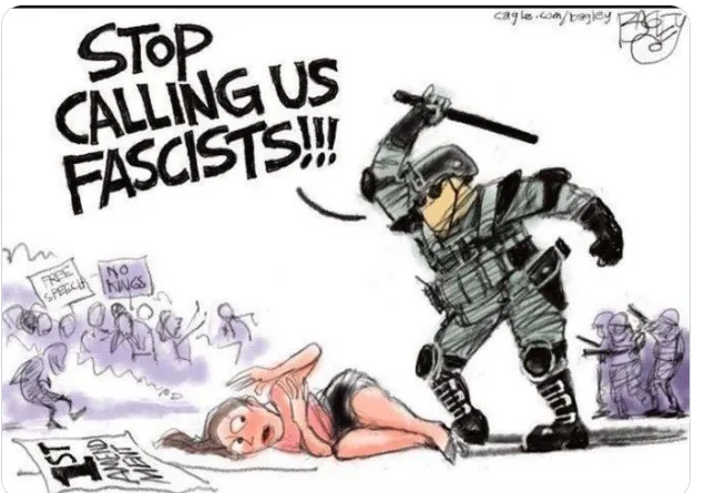 fascist cartoon