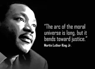 Let Us Turn Our Thoughts Today To Martin Luther King