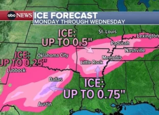 Did You Know It Gets Icey In Texas? (Not An Actual Forecast)