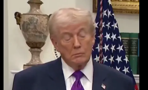 Trump asleep on the job