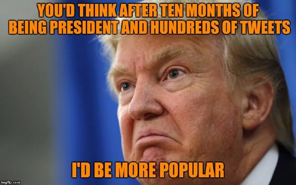 unhappy trump