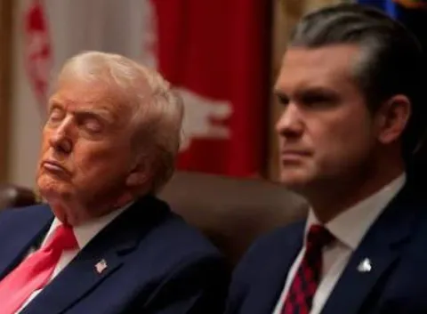 Trump sleeping