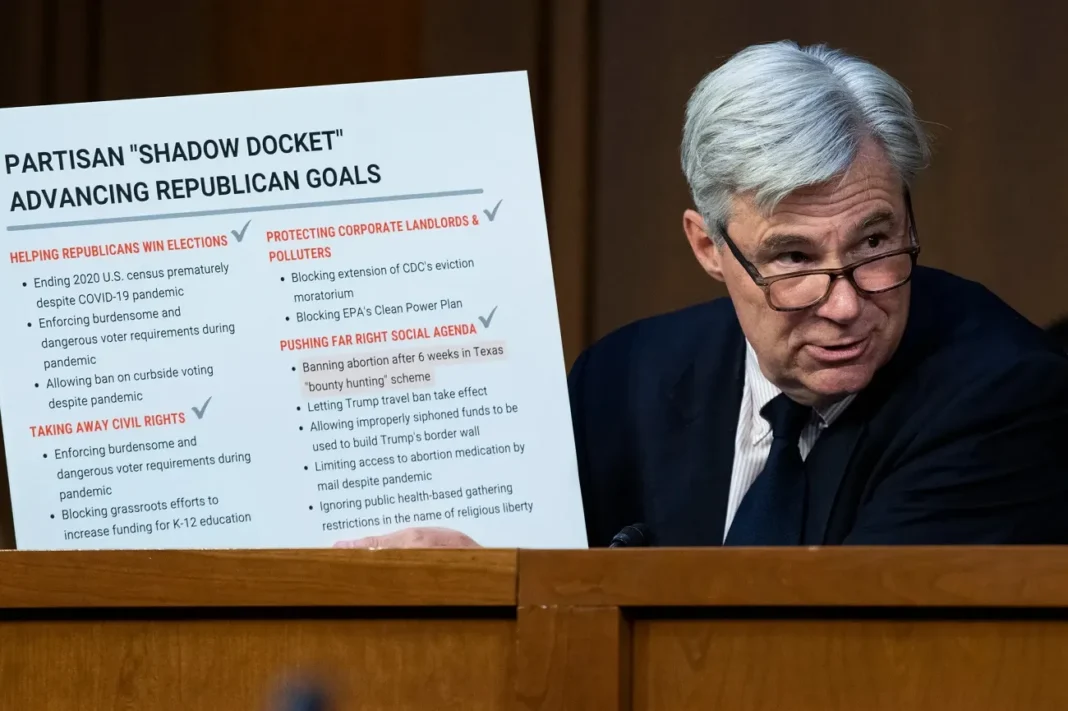 shadow docket sen whitehouse