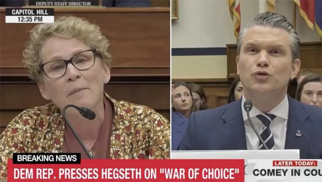 Rep Chrissy Houlihan and Hegseth A 04-30-2026