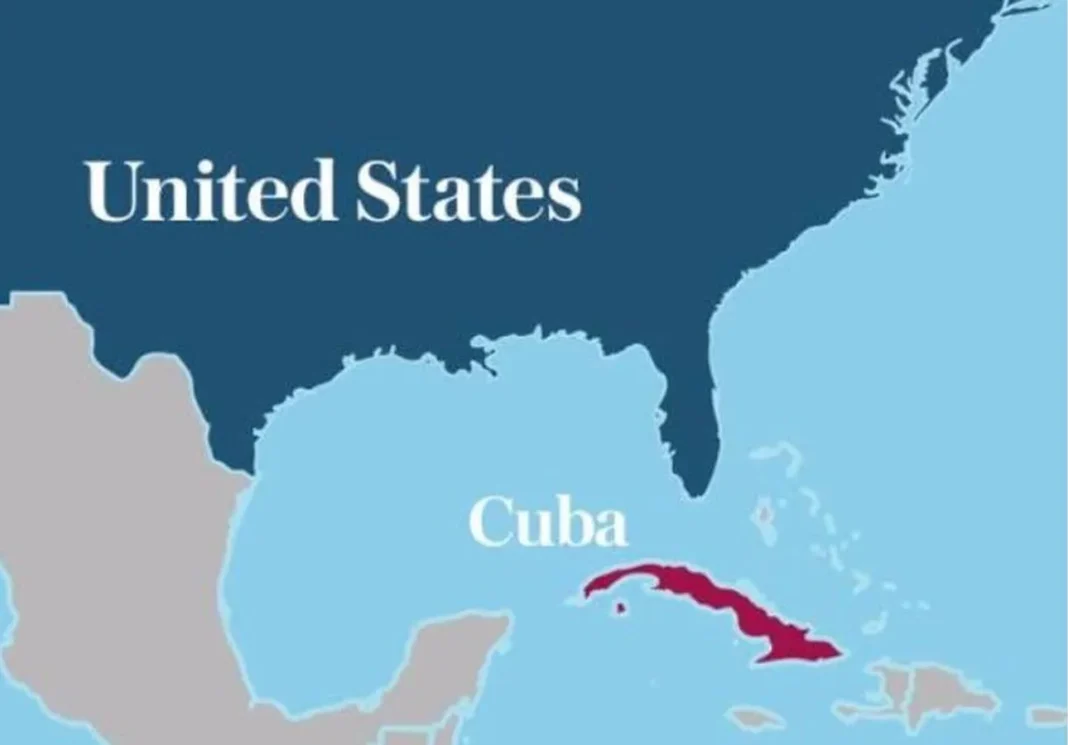 Cuba on a map A 05-17-2026