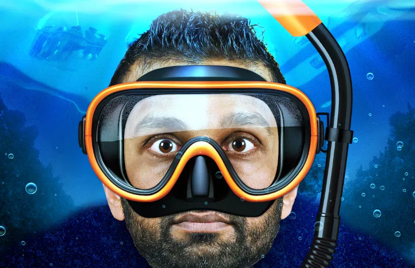 Patel snorkliing Daily Beast