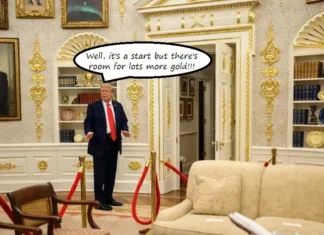 Senator Kelly Dips Toe Into 2028 Race With Massive Troll About Trump WH “Bling”