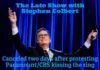 No Class CBS Kicks Colbert Staff’s Families Out Of Final Show!