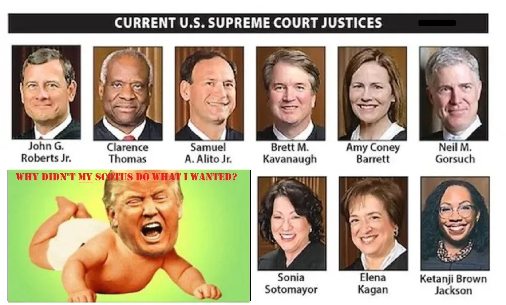 angry baby trump SCOTUS