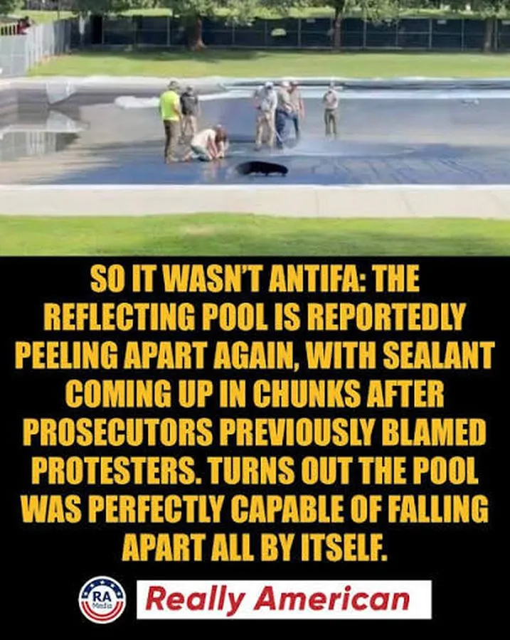 Reflecting Pool peeling again A 08-28-2026