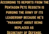 Hegseth On The Warpath (Again)
