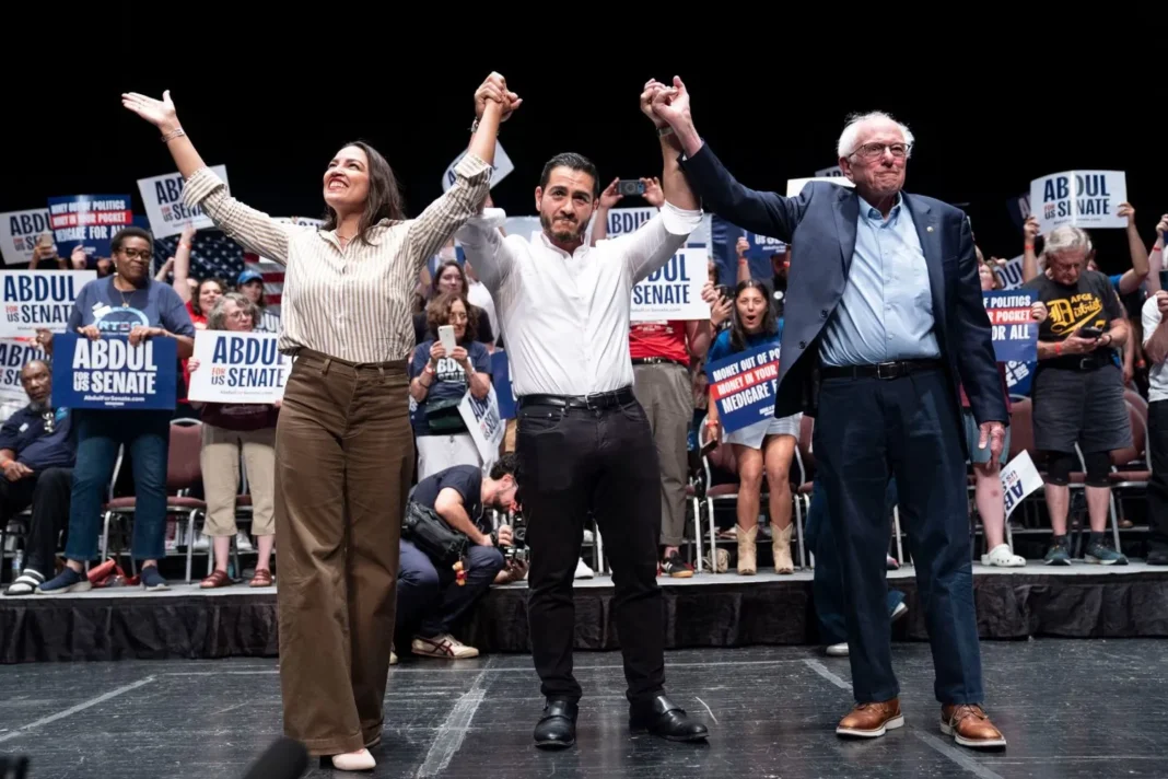 AOC Bernie and Abdul El-Sayed A 10-15-2026